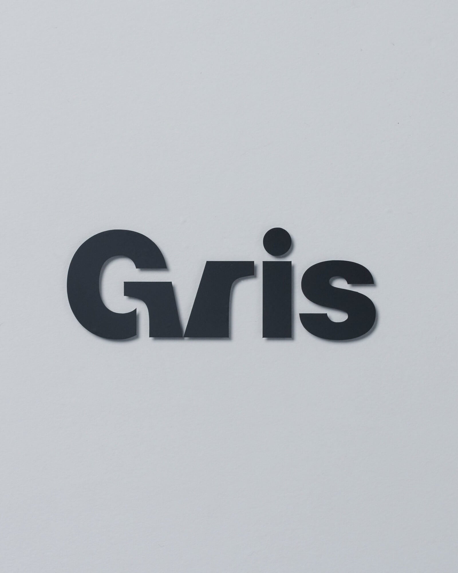 Gris LOGOTYPE STICKER