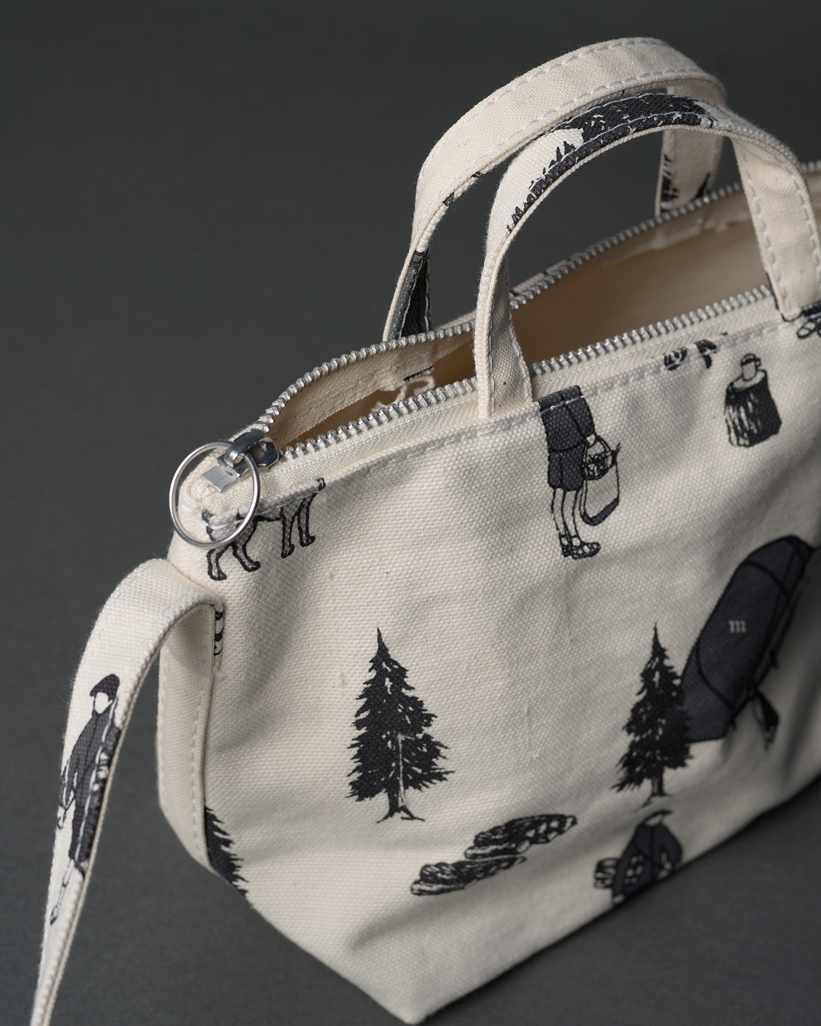Gris × TEMBEA POCHETTE LARGE Natural