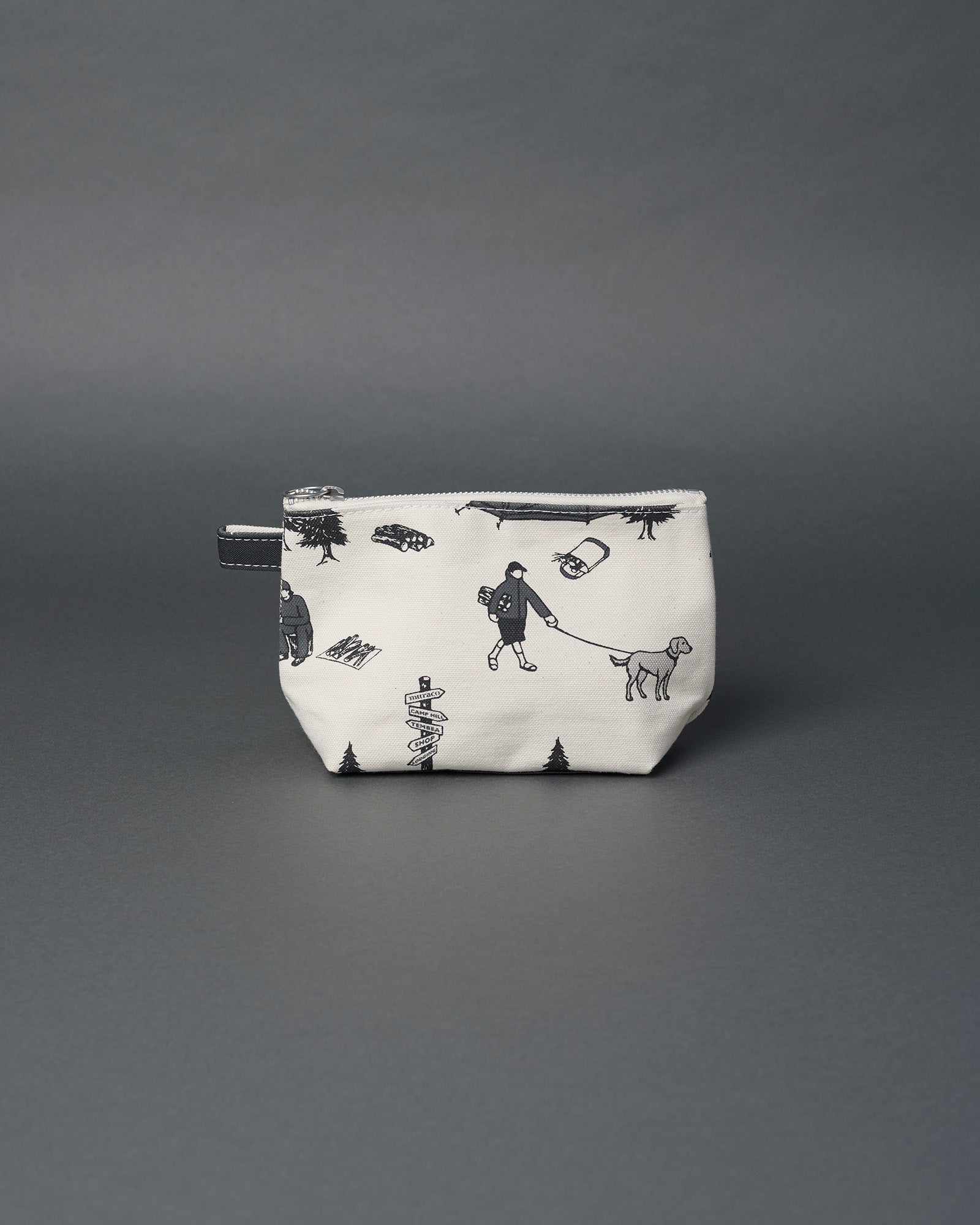 Gris × TEMBEA TOILETRY BAG MEDIUM Deep Grey