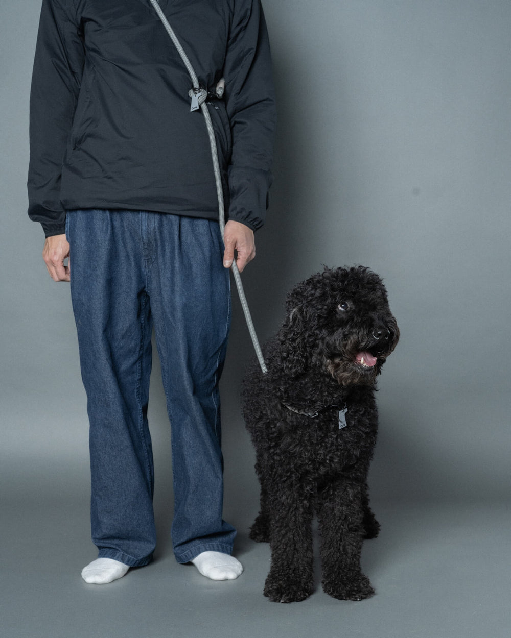 ドゥードゥル/首囲38胸囲65背丈60cm体重25kg/THE SHOULDER LEASH Limestone L